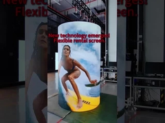 A elevação P1.86 refresca a tela flexível dos painéis de exposição do diodo emissor de luz